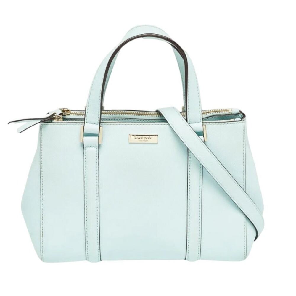 Kate Spade | Newbury Lane Blue Leather Loden Satchel Crossbody Bag